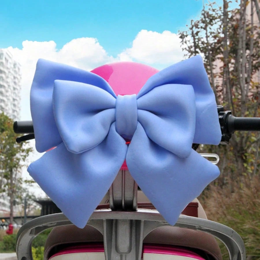 Bowknot Motorcycle Helmet Accessory, Helmet Modification Accessory, Bow Motorcycle Helmet Decoration, Bow-Shaped Auto Body Ornament, Cute & Elegant Fitting For Cars Motorcycles