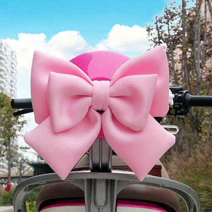 Bowknot Motorcycle Helmet Accessory, Helmet Modification Accessory, Bow Motorcycle Helmet Decoration, Bow-Shaped Auto Body Ornament, Cute & Elegant Fitting For Cars Motorcycles