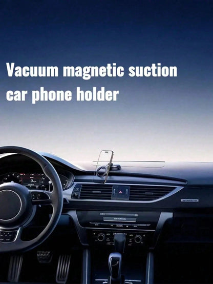 Brand New Magnetic Auto Phone Holder- Foldable Design, 360° Adjustable Vacuum Suction Cup Mount, Multi-Angle Adjustment Function, Metal Support Arm Design, Suitable For Universal Rough Surface Enviro