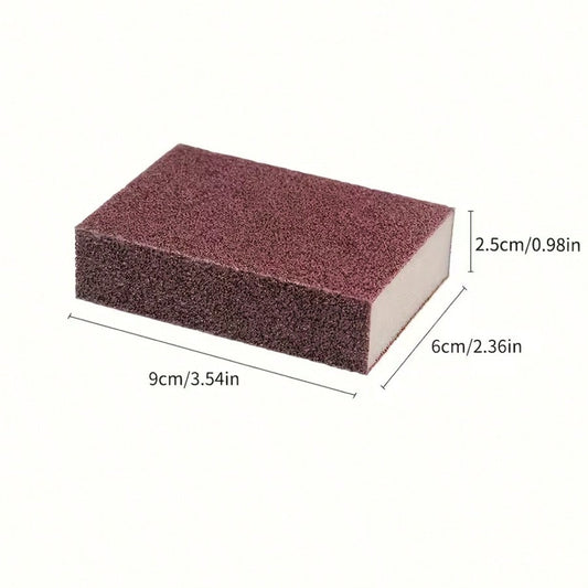 Brown Magic Scouring Pad, Suitable For Kitchen Pot Washing, Dish Cleaning, Stain Removal, Descaling, Rust Removal And Scrubbing, Reusable And Durable, Easy To Use, Effective Tool For Cleaning Stubborn