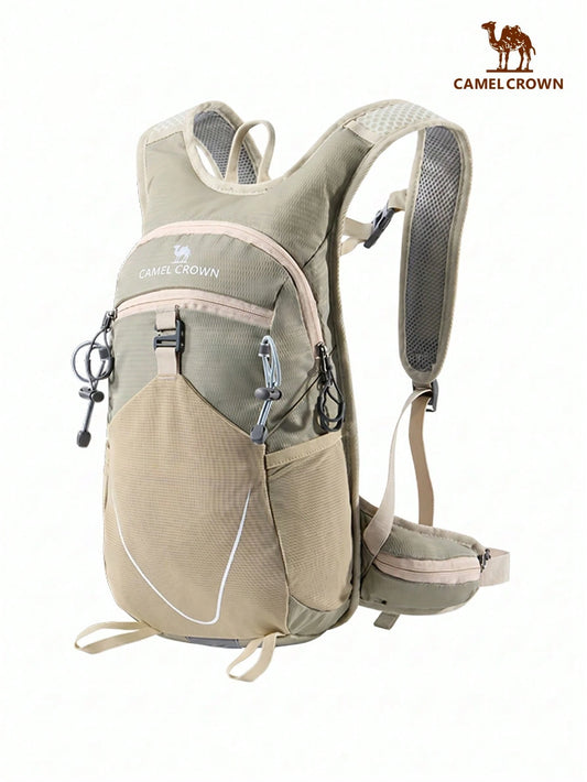 CAMEL CROWN Casual Sports Backpack, Outdoor Cycling, Hiking, Climbing Bag, Lightweight Travel Backpack