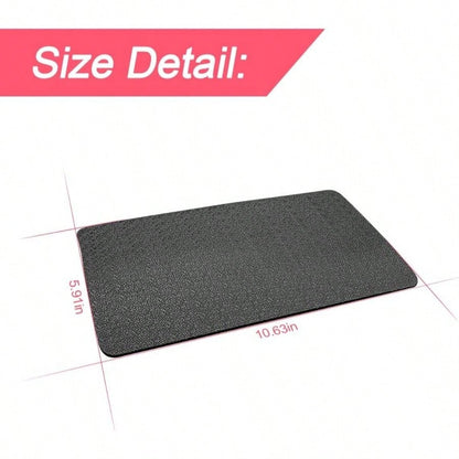 Car Dashboard Anti- Rubber Pad, 10.6x 5.9 Universal Non- Car Magic Dashboard Sticky Adhesive Phones Keys Electronic Devices And More Use BlackGrid