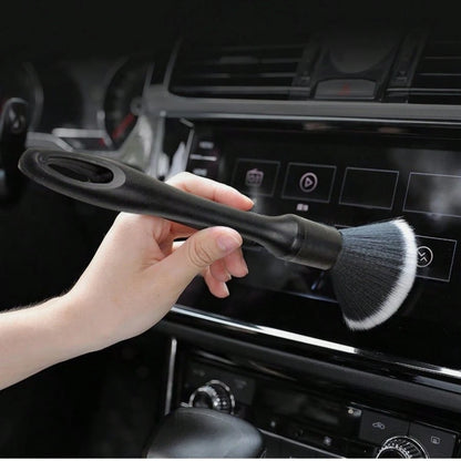 Car Detail Cleaning Brush Set, Car Interior Cleaning Brush, Multi-Purpose Car Detail Cleaning Brush, Soft Bristle Brush For Cleaning Car Details, Crevices, Emblems, Grilles And Wheels, Suitable For Cl