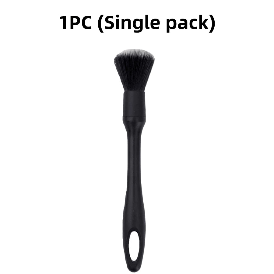 Car Detail Cleaning Brush Set, Car Interior Cleaning Brush, Multi-Purpose Car Detail Cleaning Brush, Soft Bristle Brush For Cleaning Car Details, Crevices, Emblems, Grilles And Wheels, Suitable For Cl