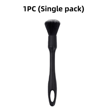 Car Detail Cleaning Brush Set, Car Interior Cleaning Brush, Multi-Purpose Car Detail Cleaning Brush, Soft Bristle Brush For Cleaning Car Details, Crevices, Emblems, Grilles And Wheels, Suitable For Cl