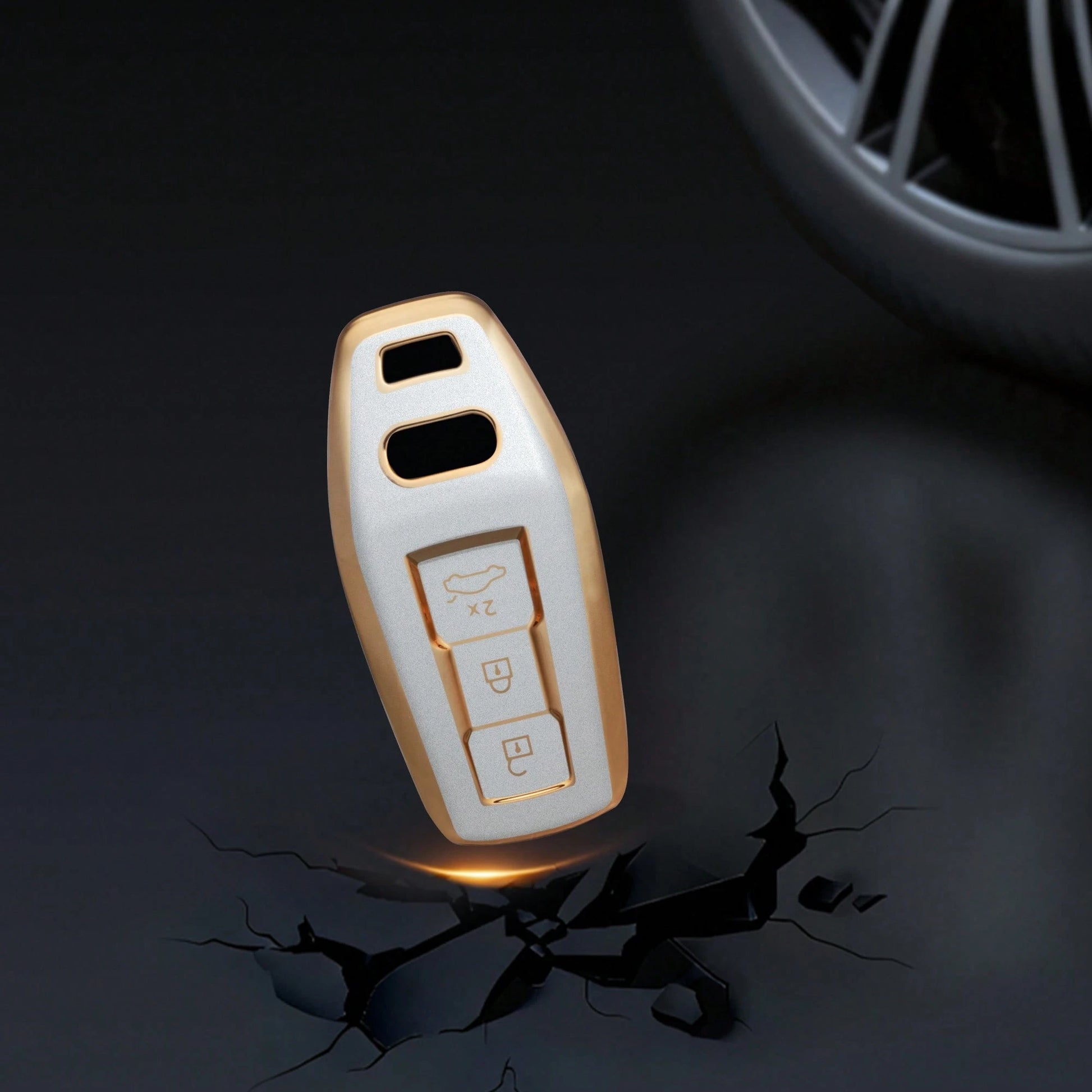 Car Key Cover Fob Case Shell For Audi A6 A6L A7 A8 A8L A3 E-Tron 55 Q7 Q8 C8 2025 2026 Accessories