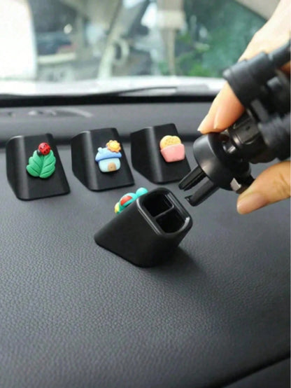 Car Phone Holder Base- Universal Holder Base Air Vent Clip Style Universal Phone Navigation Holder Base Adjustable Dashboard And Air Vent Clip Installation, L-Shaped Design, Suitable For Most Phone H