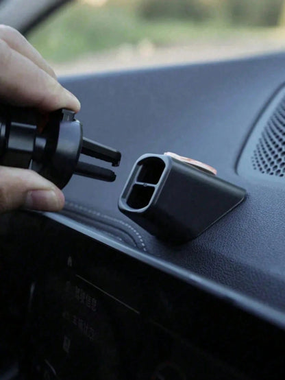 Car Phone Holder Base- Universal Holder Base Air Vent Clip Style Universal Phone Navigation Holder Base Adjustable Dashboard And Air Vent Clip Installation, L-Shaped Design, Suitable For Most Phone H