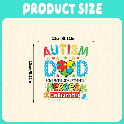 Car Stickers And Decals, Car Window Decals Vinyl, Autism Dad Heroes I'm Raising Mine, Automotive Decals,Funny Bumper Stickers(1pc)
