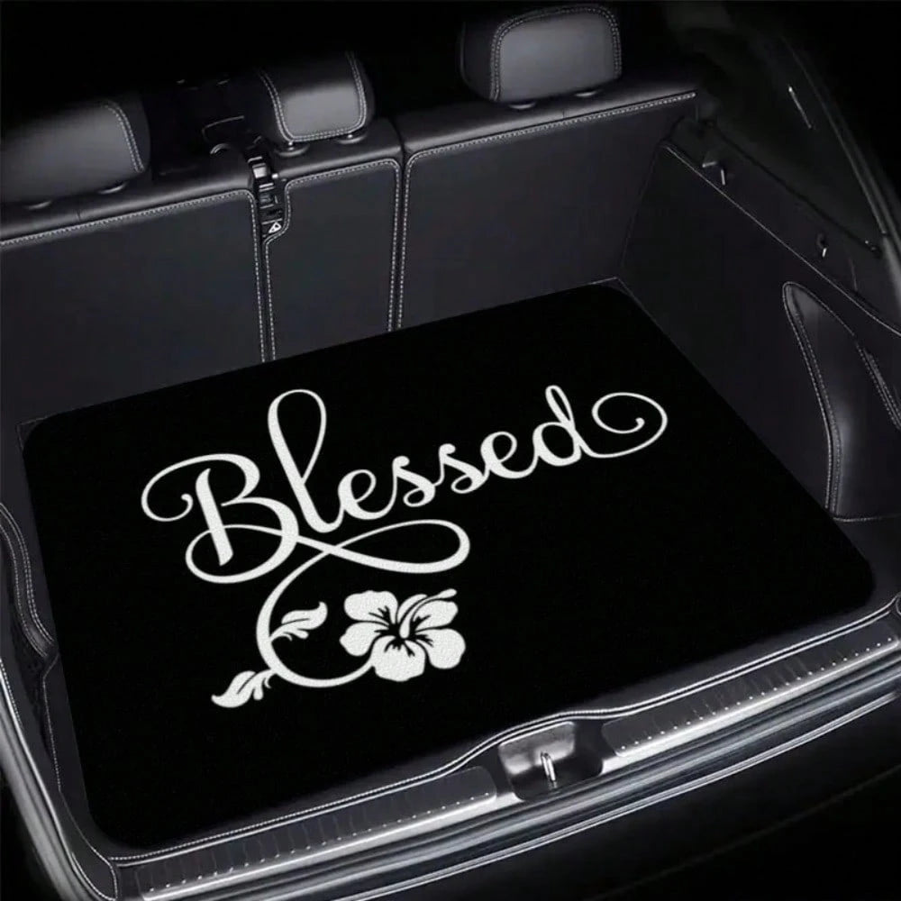 Car Trunk Liner, Stylish Cargo Mat, Fits All Vehicle Models, Easy To Clean, Suitable For Sedans, SUVs, Off-Road Vehicles And More| Protect Your Car In Style|, Durable, And Fashionable Trunk Mat