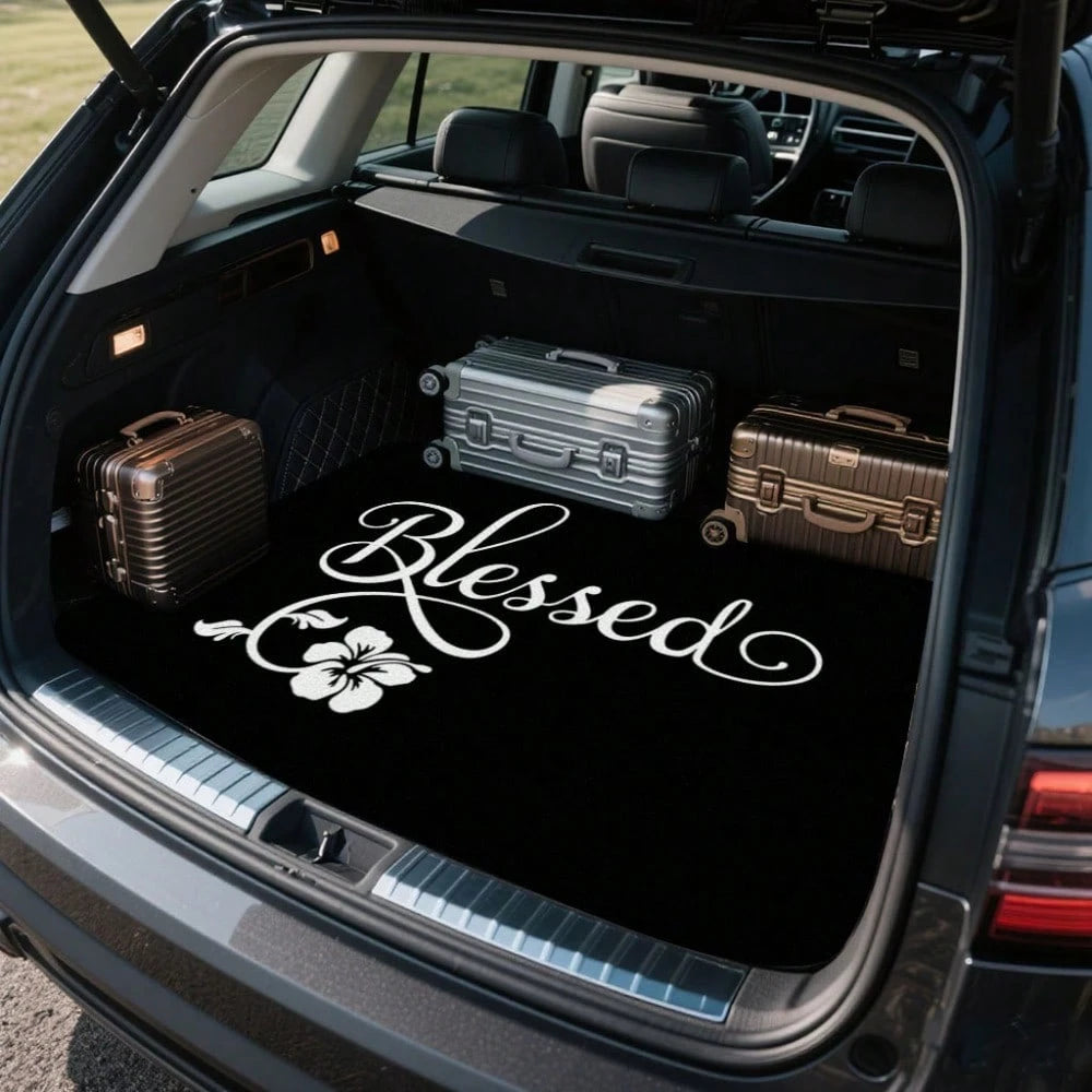 Car Trunk Liner, Stylish Cargo Mat, Fits All Vehicle Models, Easy To Clean, Suitable For Sedans, SUVs, Off-Road Vehicles And More| Protect Your Car In Style|, Durable, And Fashionable Trunk Mat