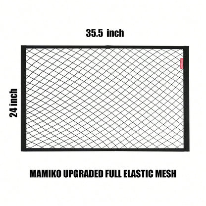 Cargo Net For Utility Folding Wagon, Garden Cart, Folding Trolley Cart, Beach Cart, Made Of Heavy-Duty Elastic Nylon Net 24"X35.5"To 47"*71"