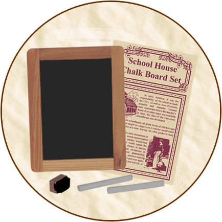 Chalkboard Schoolhouse Set