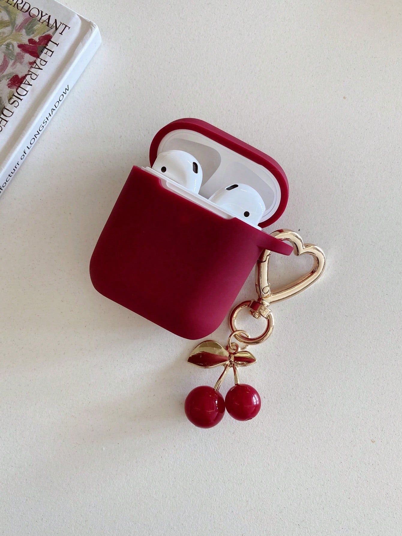 Cherry Bow Earphone Case Compatible With IPhone Earphones 1/2 Gen, New Wireless Earphone Protective Case For 3/Pro/Pro2, Boyfriend/Girlfriend Gift