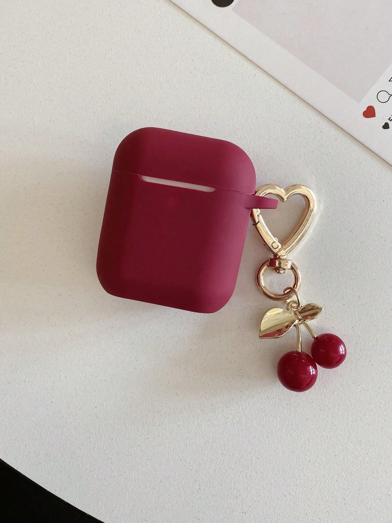 Cherry Bow Earphone Case Compatible With IPhone Earphones 1/2 Gen, New Wireless Earphone Protective Case For 3/Pro/Pro2, Boyfriend/Girlfriend Gift