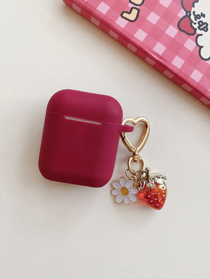 Cherry Bow Earphone Case Compatible With IPhone Earphones 1/2 Gen, New Wireless Earphone Protective Case For 3/Pro/Pro2, Boyfriend/Girlfriend Gift