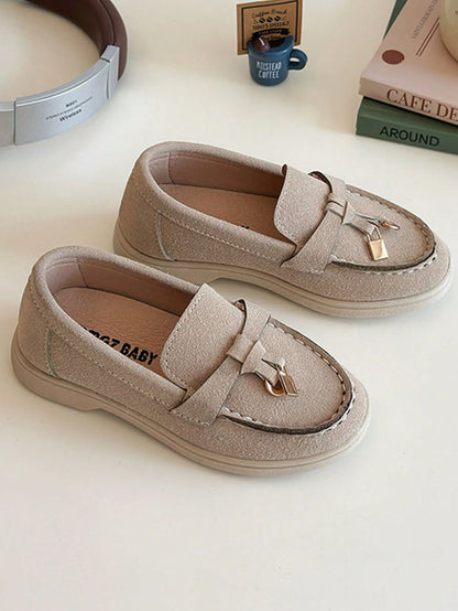 Children's Slip-On Casual Shoes With Rubber Sole, Suitable For Boys And Girls, Spring/Autumn