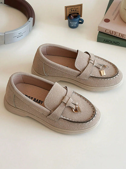Children's Slip-On Casual Shoes With Rubber Sole, Suitable For Boys And Girls, Spring/Autumn
