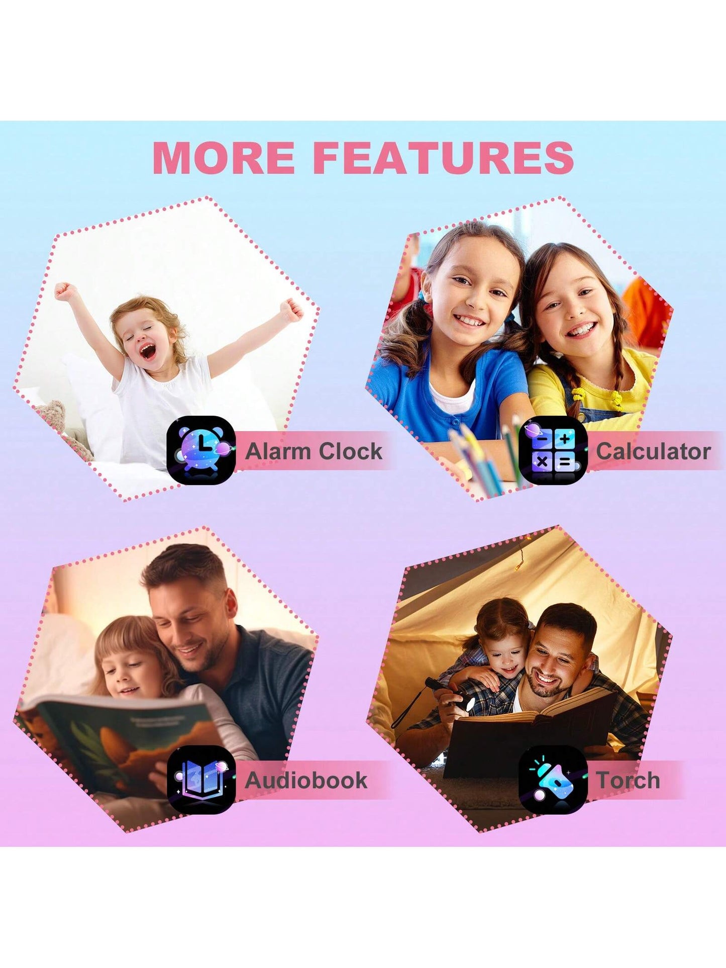 Children's Smartwatch- Call,Camera,Video Recorder,Flashlight,Music Player,8 Game Kids Smart Watch- Great Gift For Kids Boys Girls Birthday Christmas