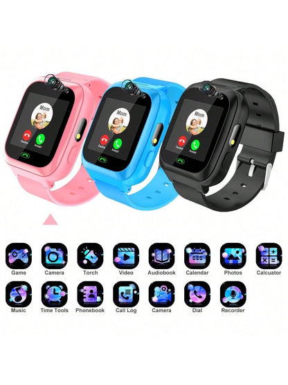 Children's Smartwatch- Call,Camera,Video Recorder,Flashlight,Music Player,8 Game Kids Smart Watch- Great Gift For Kids Boys Girls Birthday Christmas