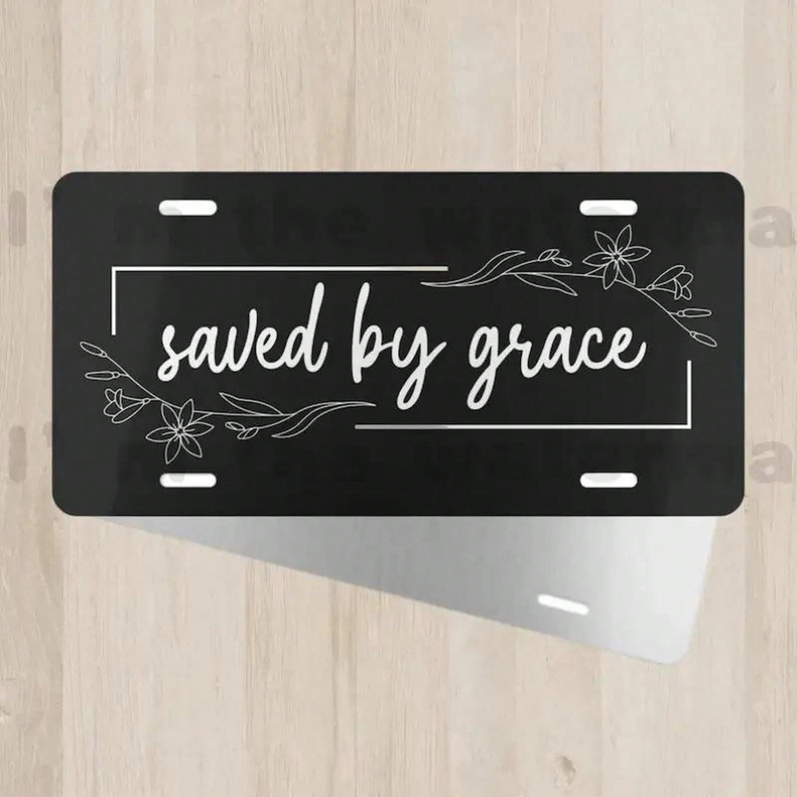 Christian License Plate, Car Accessories, License Plate Sticker, Religious License Plate, Religious Gift, Front License Plate- 6x12inch Polished Aluminum Standard Plate, 2D Flat Surface, Easy To Inst