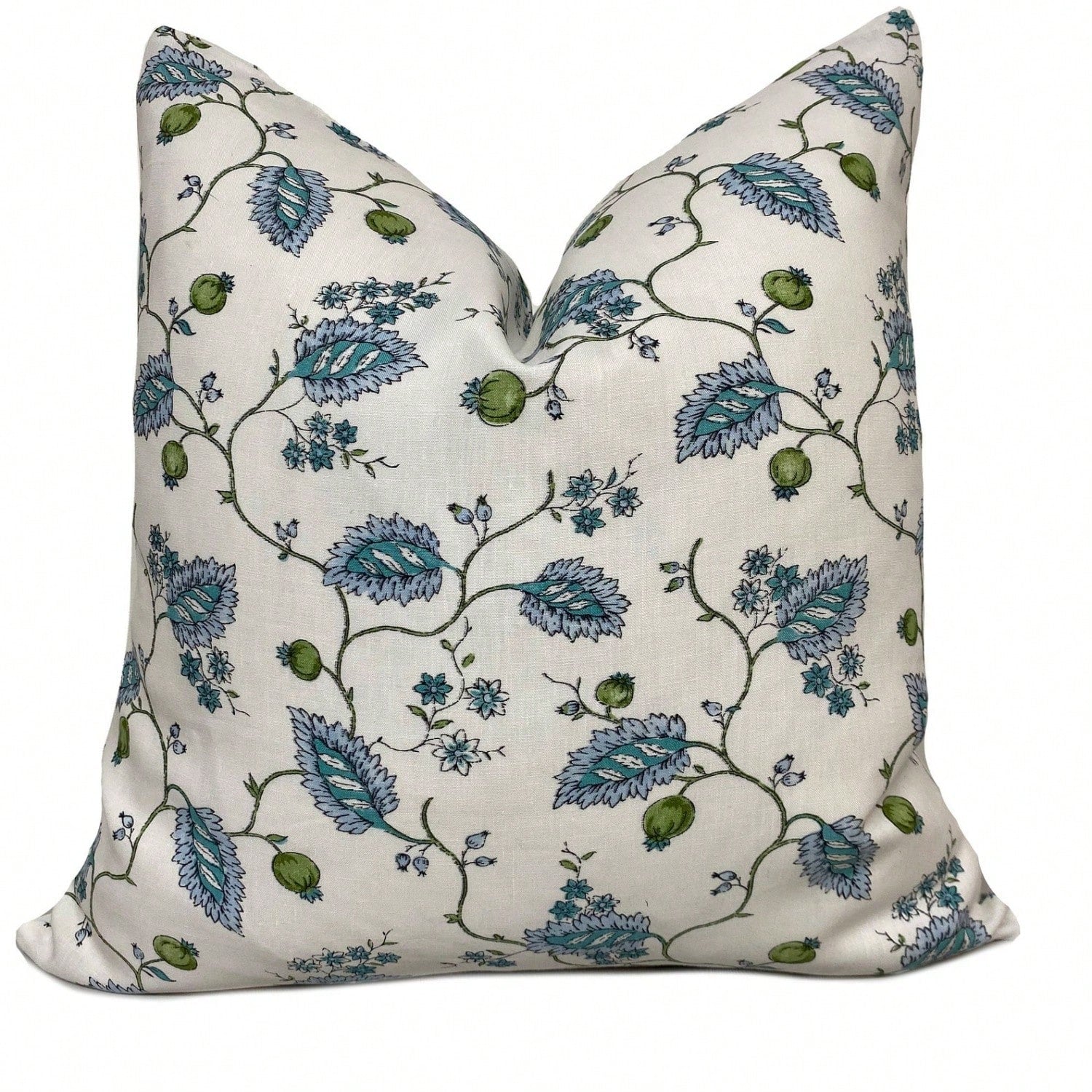 CKnight Schumacher MARYAM VINE Peacock Cushion Cover Pillow Cover Double Sided