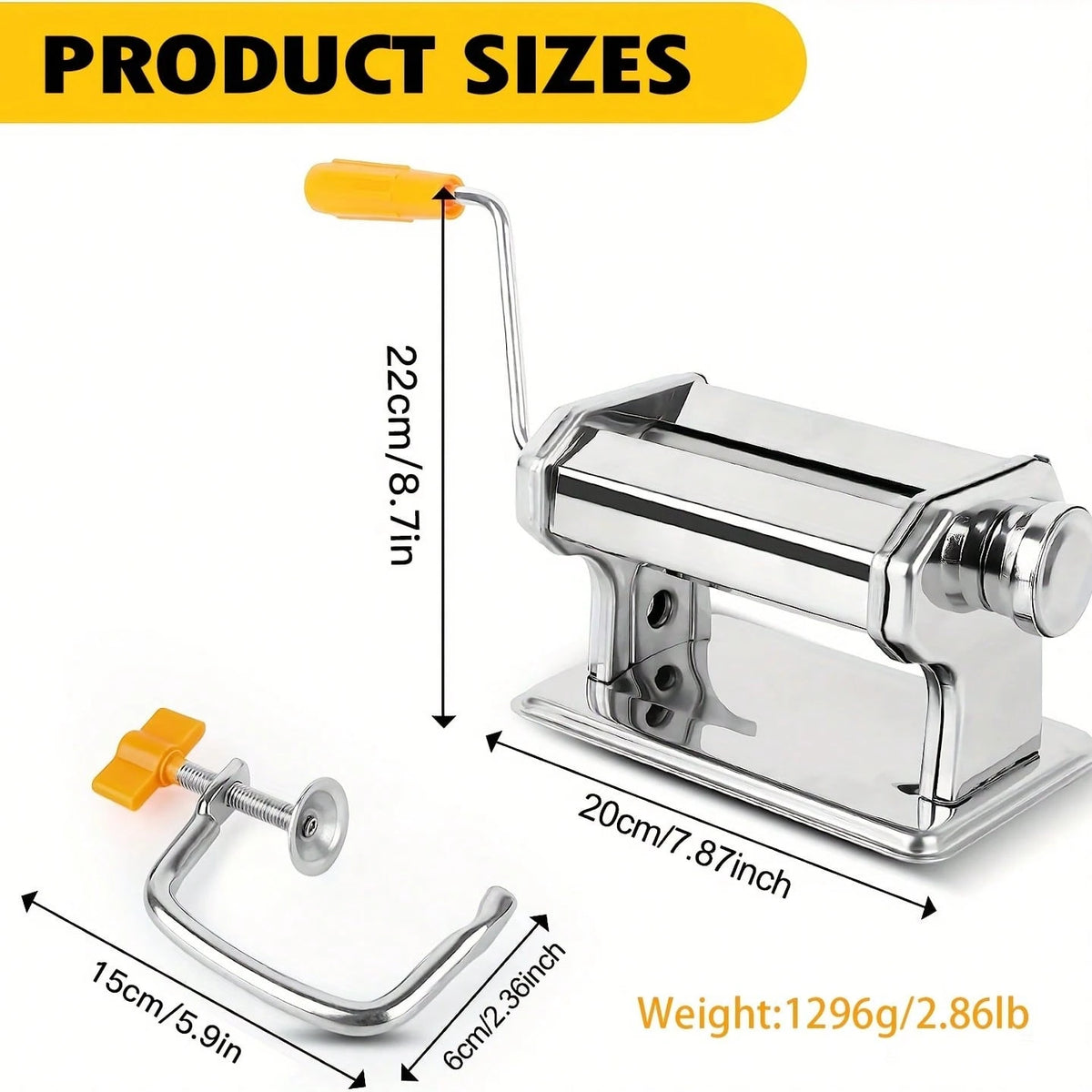 [Clay Roller Machine] 1pc Polymer Clay Roller Machine- Clay Presser Machine With 6 Thickness Options, 15cm 5.91 Inch Wide Roller, Thin 1 To 3mm For Craft Projects, Clay Tools And Clay Conditioning Ma
