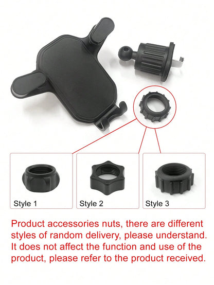 Clip-On Air Vent Phone Holder, Textured Bracket, Multifunctional Car Phone Mount, Air Vent Instrument Navigation Car Phone Holder, Gift For Boyfriend, Car Phone, Compatible With IPhone & Android, Birt