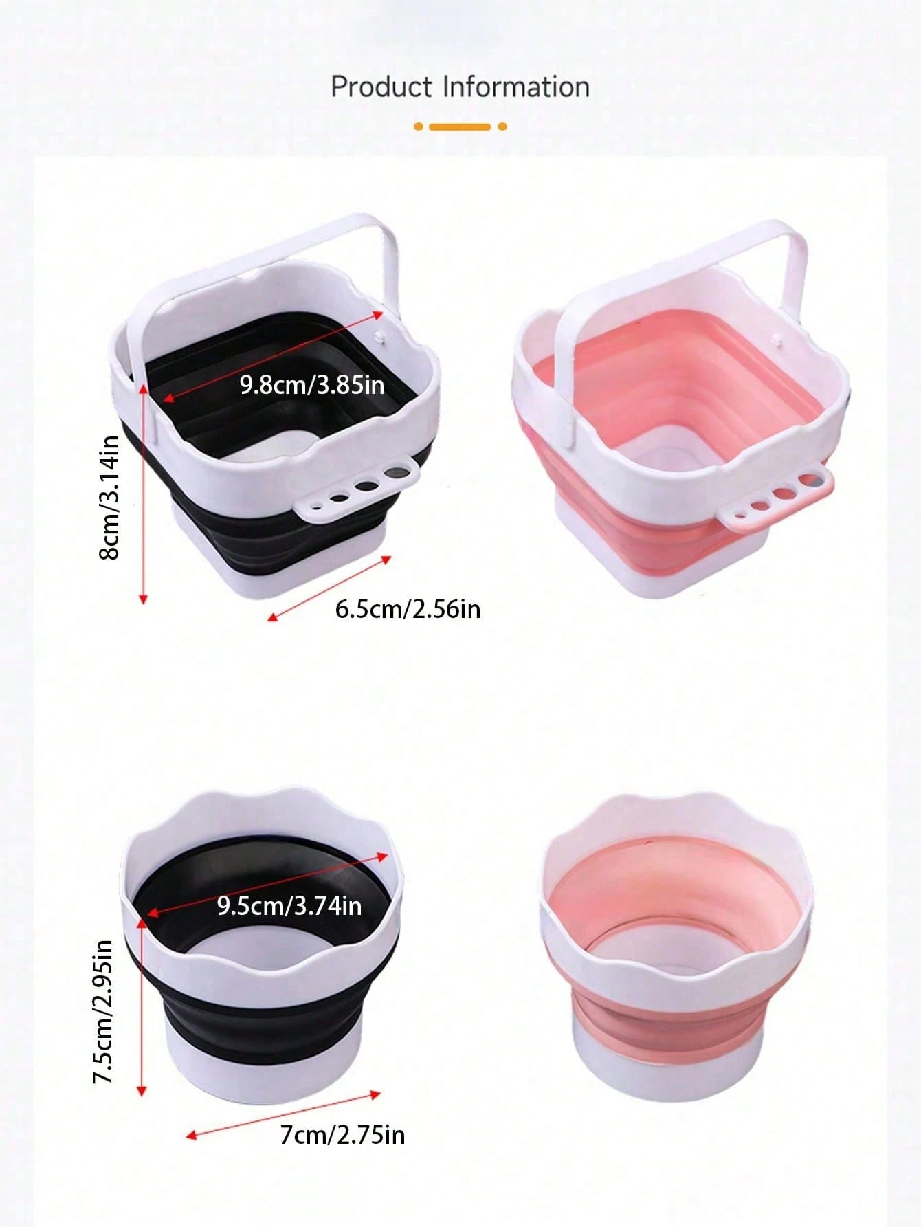 Collapsible Silicone Brush Cleaner Cup Foldable Paint Brush Washer Portable Water Basin For Acrylic Oil Watercolor Painting Artist Travel Studio Art Supplies