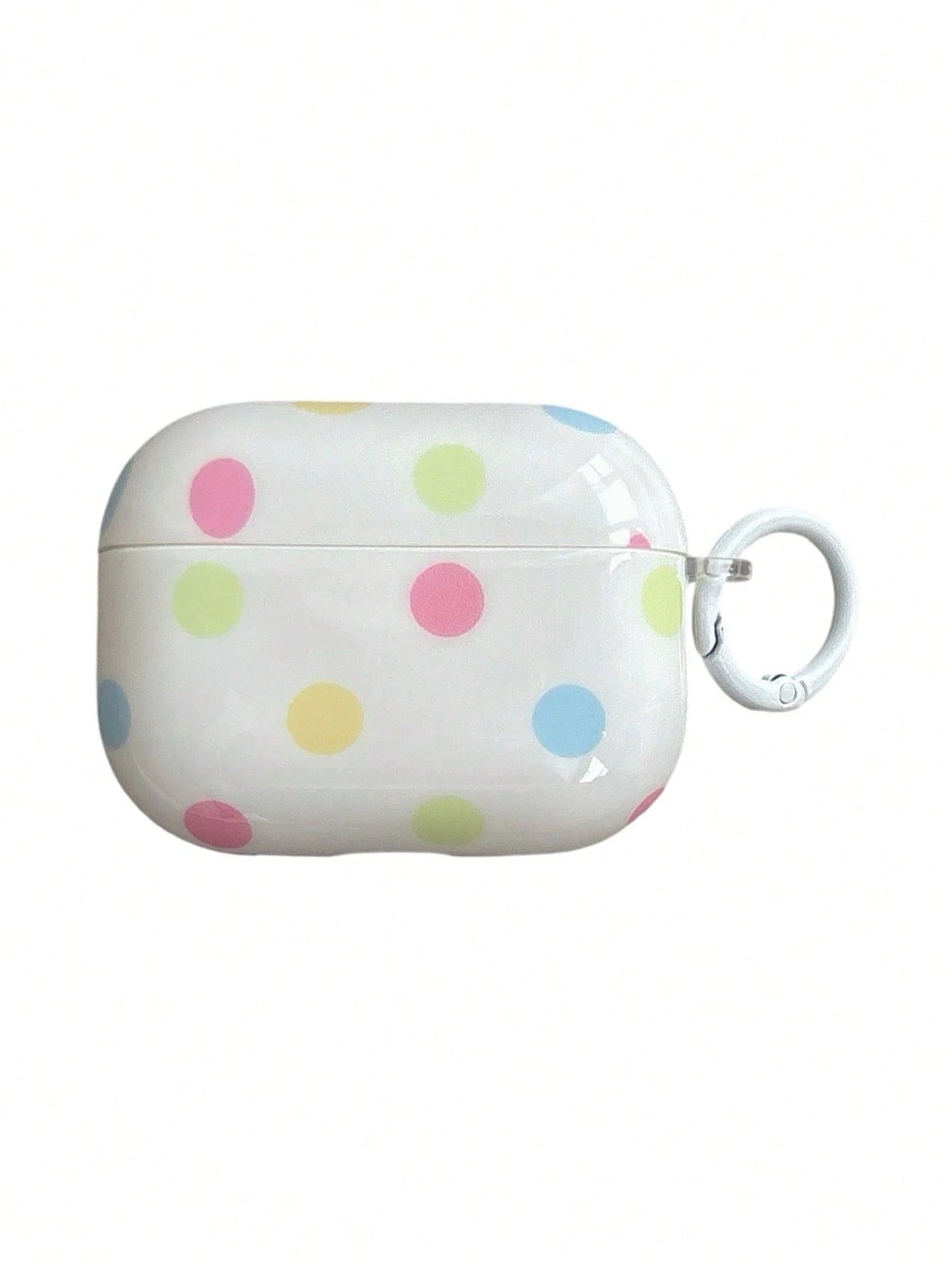 Colorful Polka Dot Pro 3 Earphone Case, Pro 3rd Generation Wireless Bluetooth 2 Charging Case Cover, Anti-Drop Minimalist Soft Non-Detachable Lid New 4 Protective Case