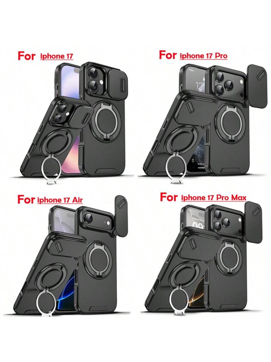 Compatible With IPhone 17 Pro Max 16E 16 15 14 13 12 11 Pro Max Phone Case, Anti-Drop Armor Sliding Cover Protective Case, Compatible With IPhone 16 Pro Max 16 Pro 16 Plus 17 Pro 17 Air 13 Pro Max, Ga