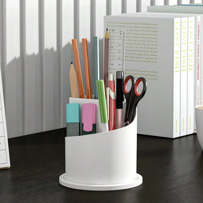 Cosmetics Storage Box, Rotating Makeup Brush Holder, Lipstick Container, Eyeshadow Applicator, Vanity Table Desktop, Eyebrow Pencil Holder, Brush Set, Pen Holder.
