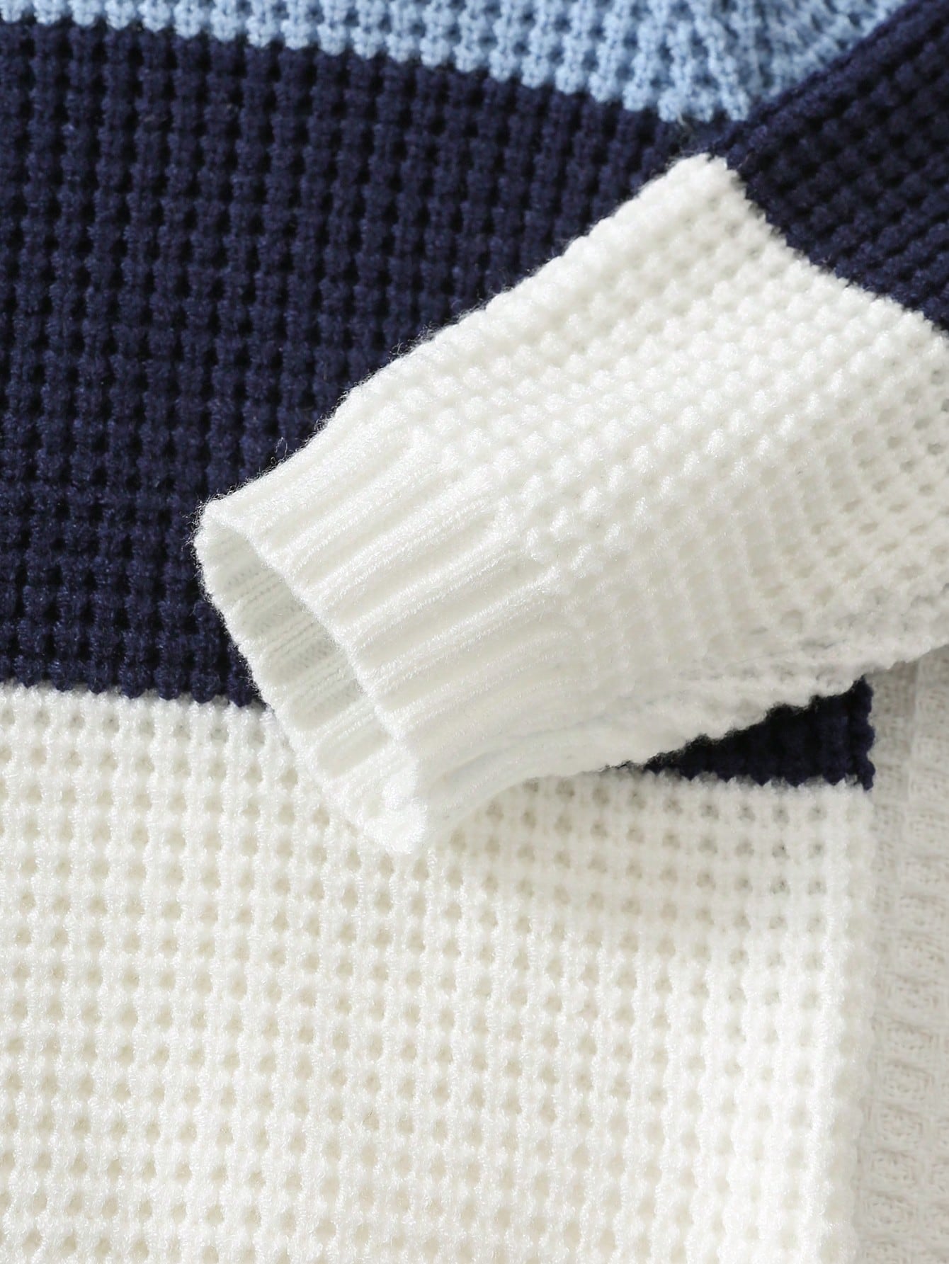 Cozy Pixies Baby Boy Color Knit Soft Crew Neck Long Sleeve Pullover Sweater And Elastic Waist Long Autumn Winter Pants 2 Pieces Set, Versatile And Comfortable