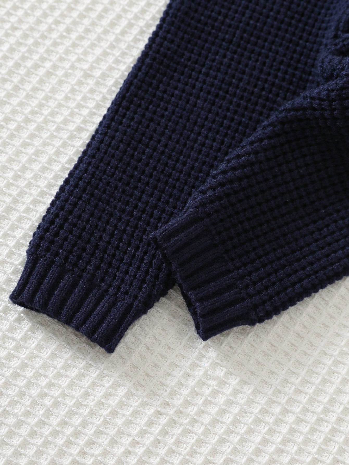 Cozy Pixies Baby Boy Color Knit Soft Crew Neck Long Sleeve Pullover Sweater And Elastic Waist Long Autumn Winter Pants 2 Pieces Set, Versatile And Comfortable