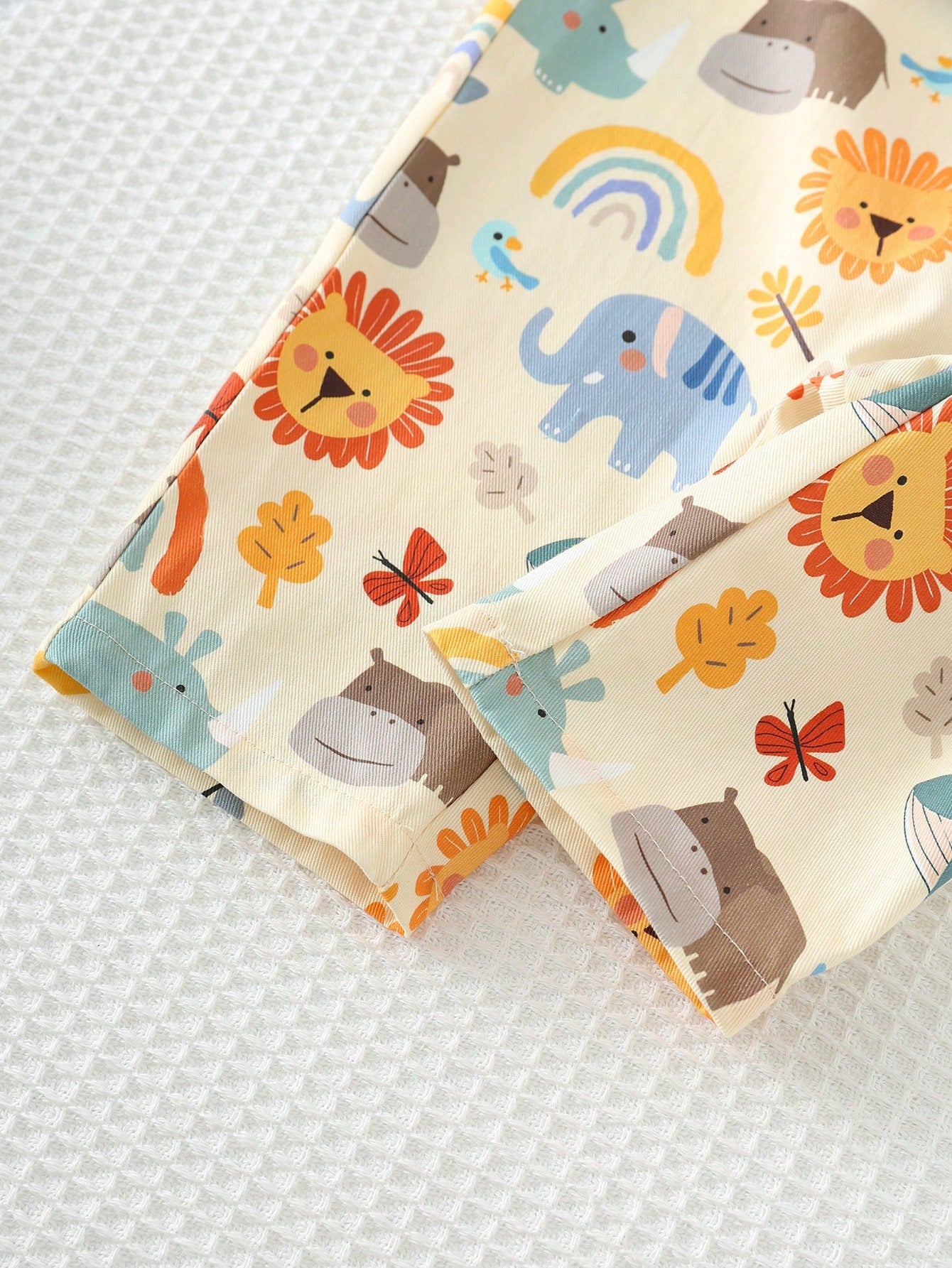 Cozy Pixies Baby Boy Floral Graphic Bib Jumpsuit Casual Versatile Set
