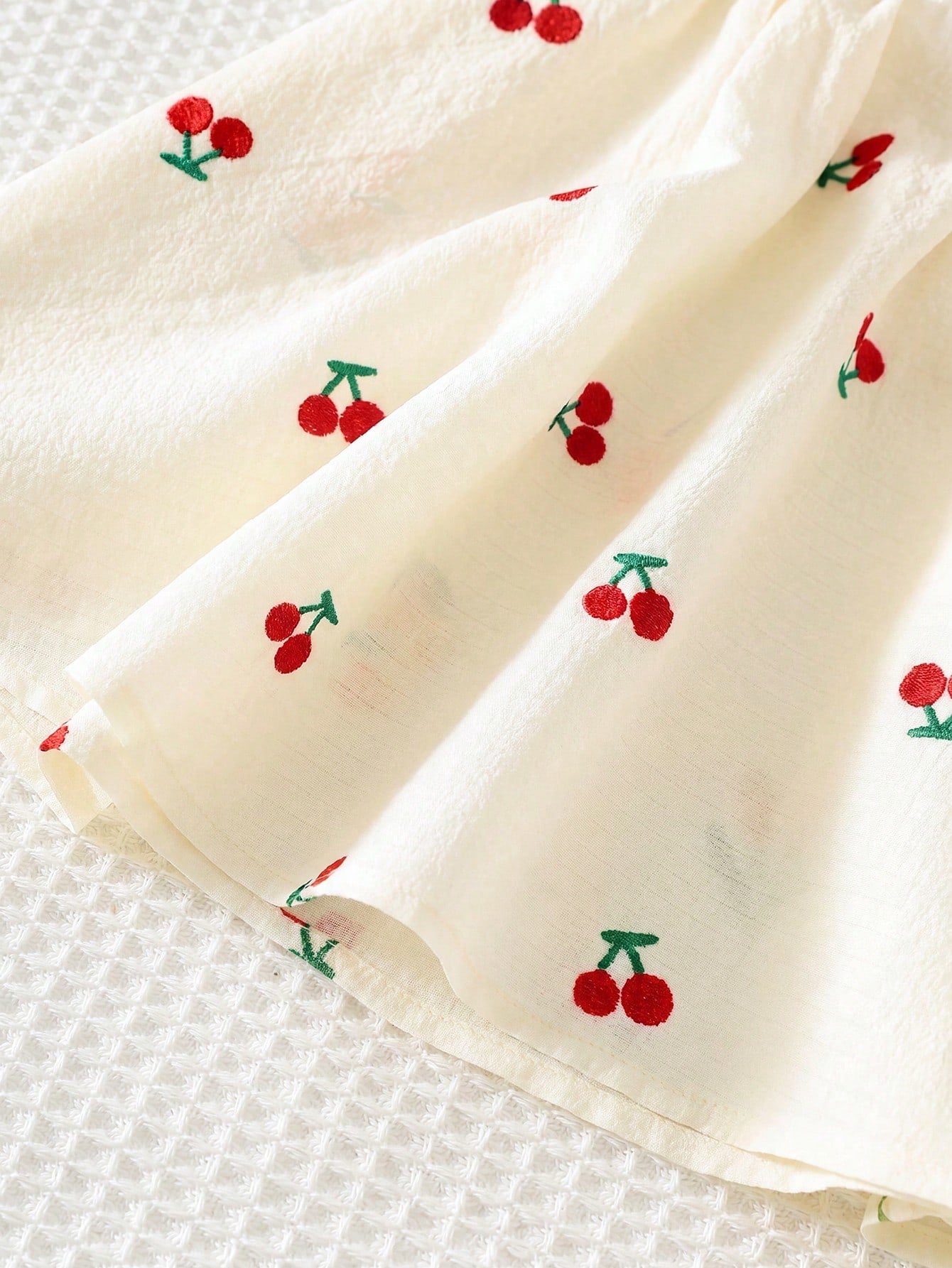 Cozy Pixies Baby Girl Red And White Checkered Summer Cute Flower Girl Floral Pattern, Contrast Color Big Bow Round Neck Cap Sleeve Cinched Waist Casual Dress, Resort