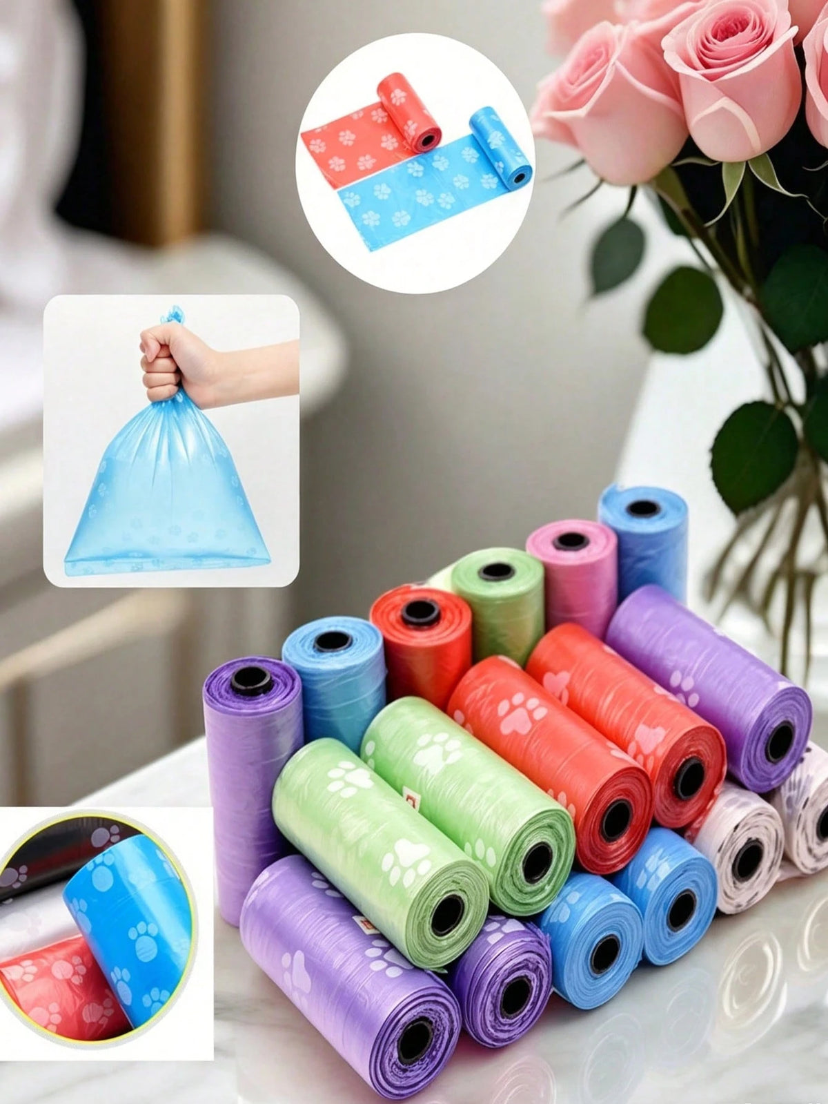 Creative Cat Pattern Printed Car Trash Can, Car Seat Back & Door Hanging Storage Box, Printed Pet Trash Bag, Convenient Mini Car Trash Bag, Multi-Functional Trash Storage Bin, Car Accessories, Portabl