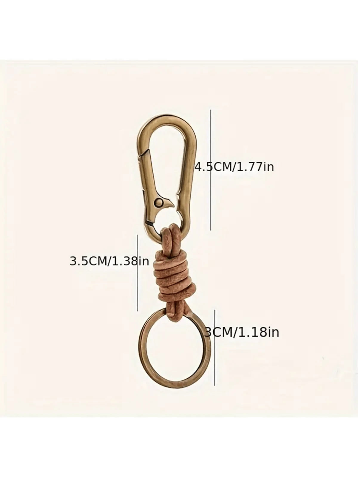 Creative Punk Keychain For Men And Women, Vintage Rope Keychain For Car Key, Bag Accessories