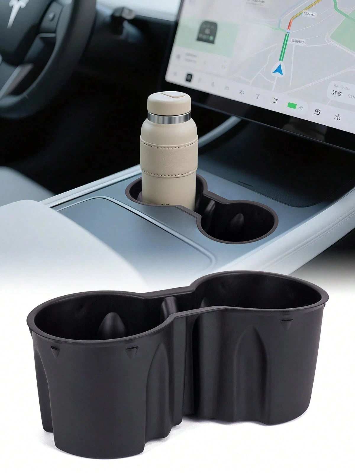 Cup Holder And Ashtray For Model 3 Y Center Console Accessories Insert