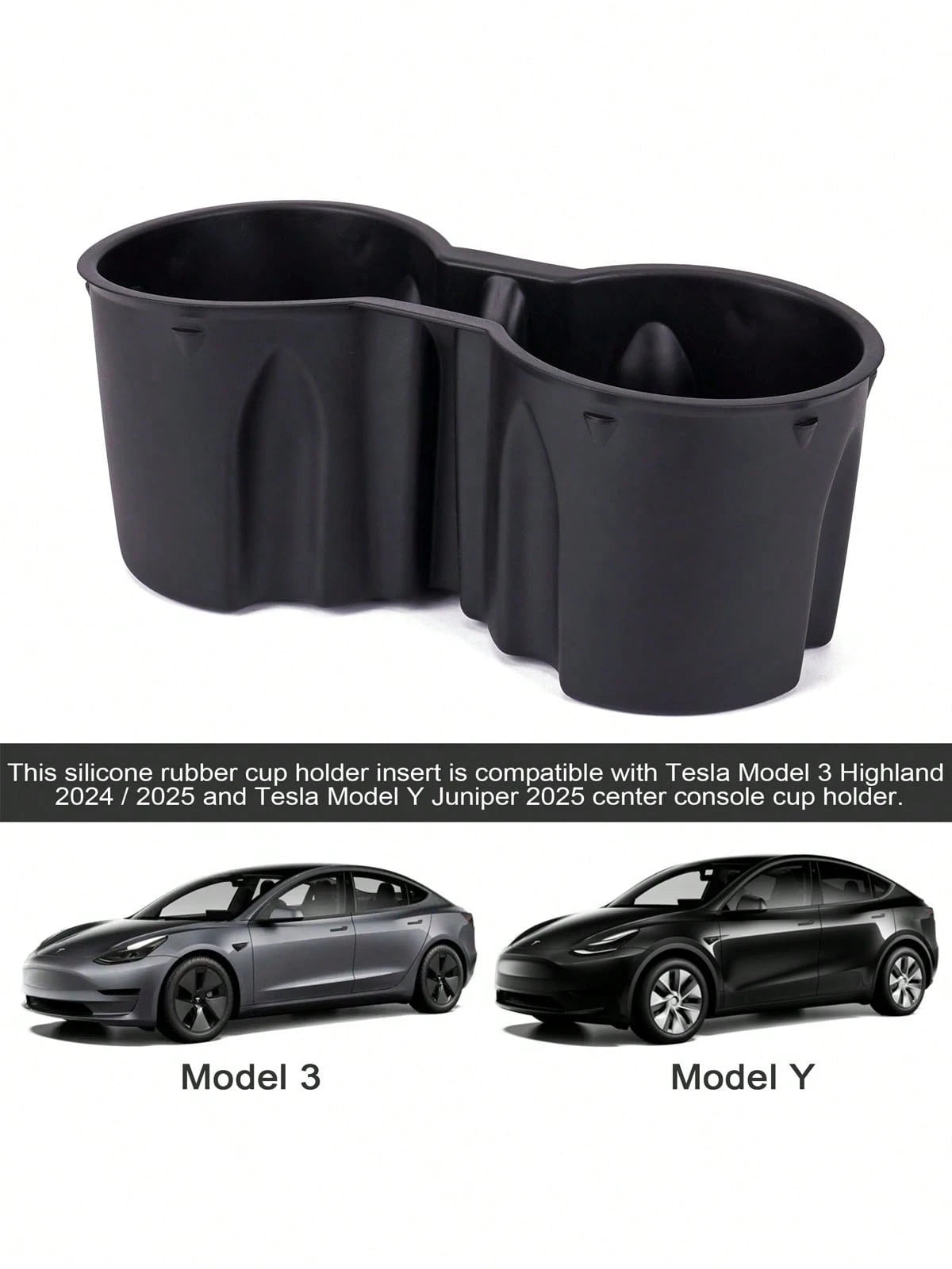 Cup Holder And Ashtray For Model 3 Y Center Console Accessories Insert