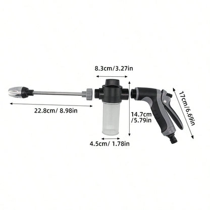 Curear Portable High Pressure Water Gun High Pressure Powerful Flow Easy To Use For Women And Elderly No Slip Wet Hand Operation For Car Washing Gardening Yard Cleaning Pet Bathing Irrigation With Tow
