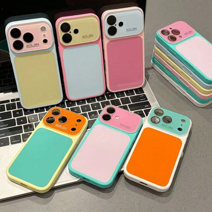 Cute Pink Phone Case Compatible With IPhone 17 16 15 14 13 Pro Max Plus,Funny Summer Color Clash,Lightweight Shockproof Protective Case,Suitable For Women