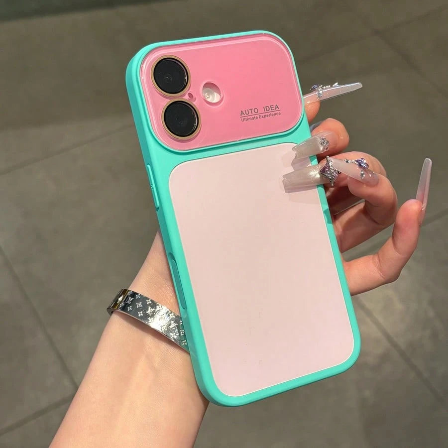 Cute Pink Phone Case Compatible With IPhone 17 16 15 14 13 Pro Max Plus,Funny Summer Color Clash,Lightweight Shockproof Protective Case,Suitable For Women