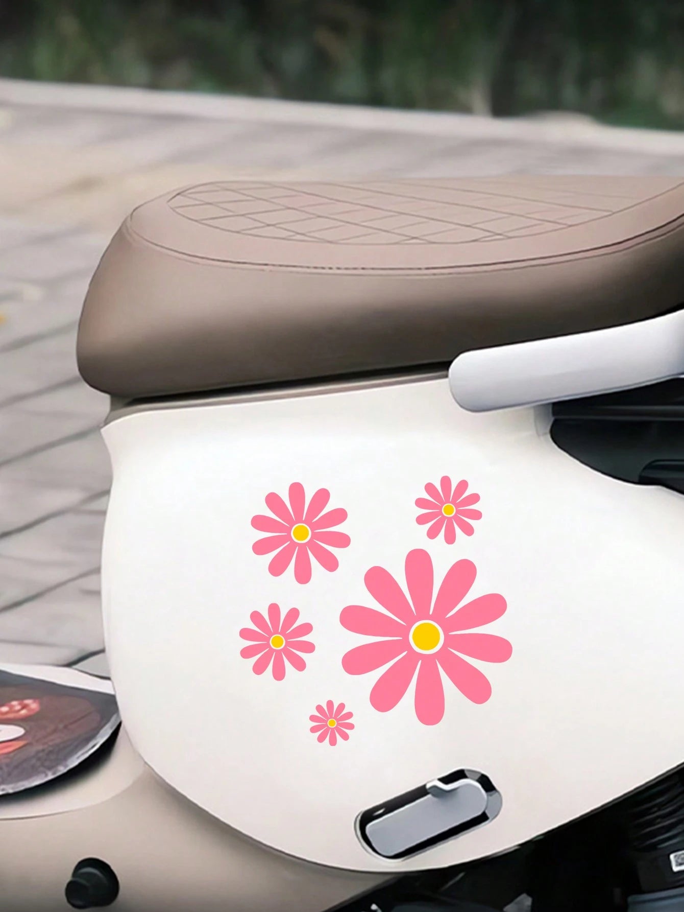 Daisy Pattern Car Sticker Set, Currently Very Popular Daisy Car Stickers, Suitable For Warm Family Use, Ladies First!
