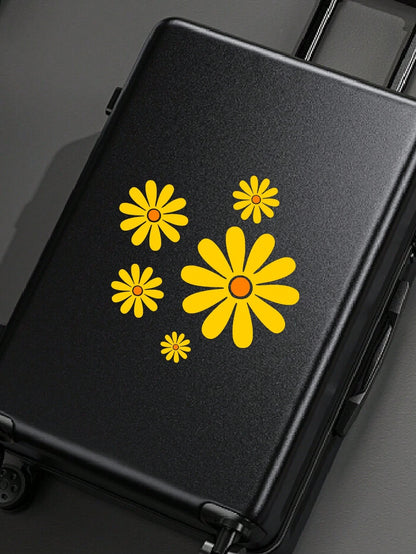 Daisy Pattern Car Sticker Set, Currently Very Popular Daisy Car Stickers, Suitable For Warm Family Use, Ladies First!
