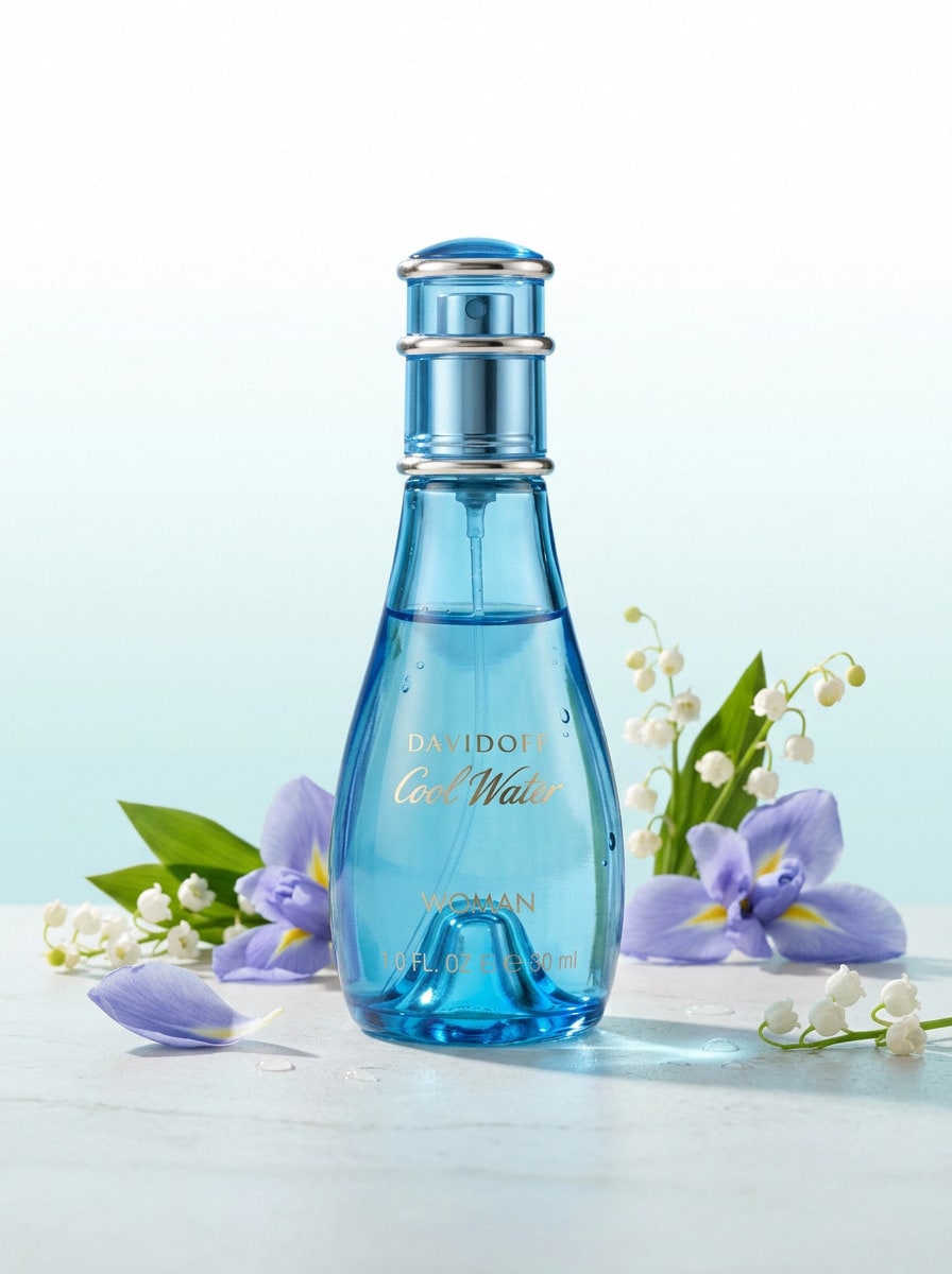 Davidoff Cool Water Eau De Toilette Spray For Women EDT 1.7oz/50ml,1oz/30ml,3.4oz/100ml,6.7oz/200ml- Perfume For Long Lasting Suitable For Birthday, Office, Gift, Daily Use