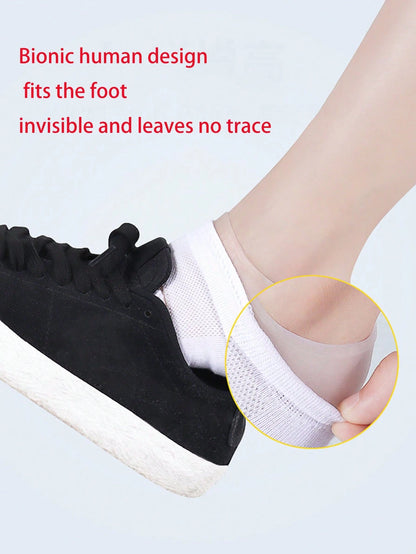 Detachable Invisible Height Increasing Insole Combination, Heel Pad, Half Pad, Transparent Shock Absorption, Non-Yellowing, Shoe Lift