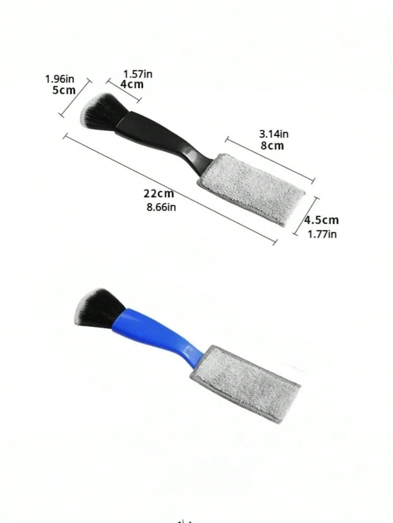 Detailing Brush,1pc Car Wash Brush & Air Conditioner Vent Cleaning Brush 2-In-1 Premium Cleaning Tool, Car Detailing Accessories