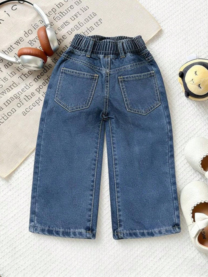 Disney Toy Story Elements Cartoon Print, Casual And Simple Jeans, Suitable For Wearing In All Seasons Of Spring, Summer, Autumn, And Winter, Suitable For Both Boys And Girls. Holiday Gift