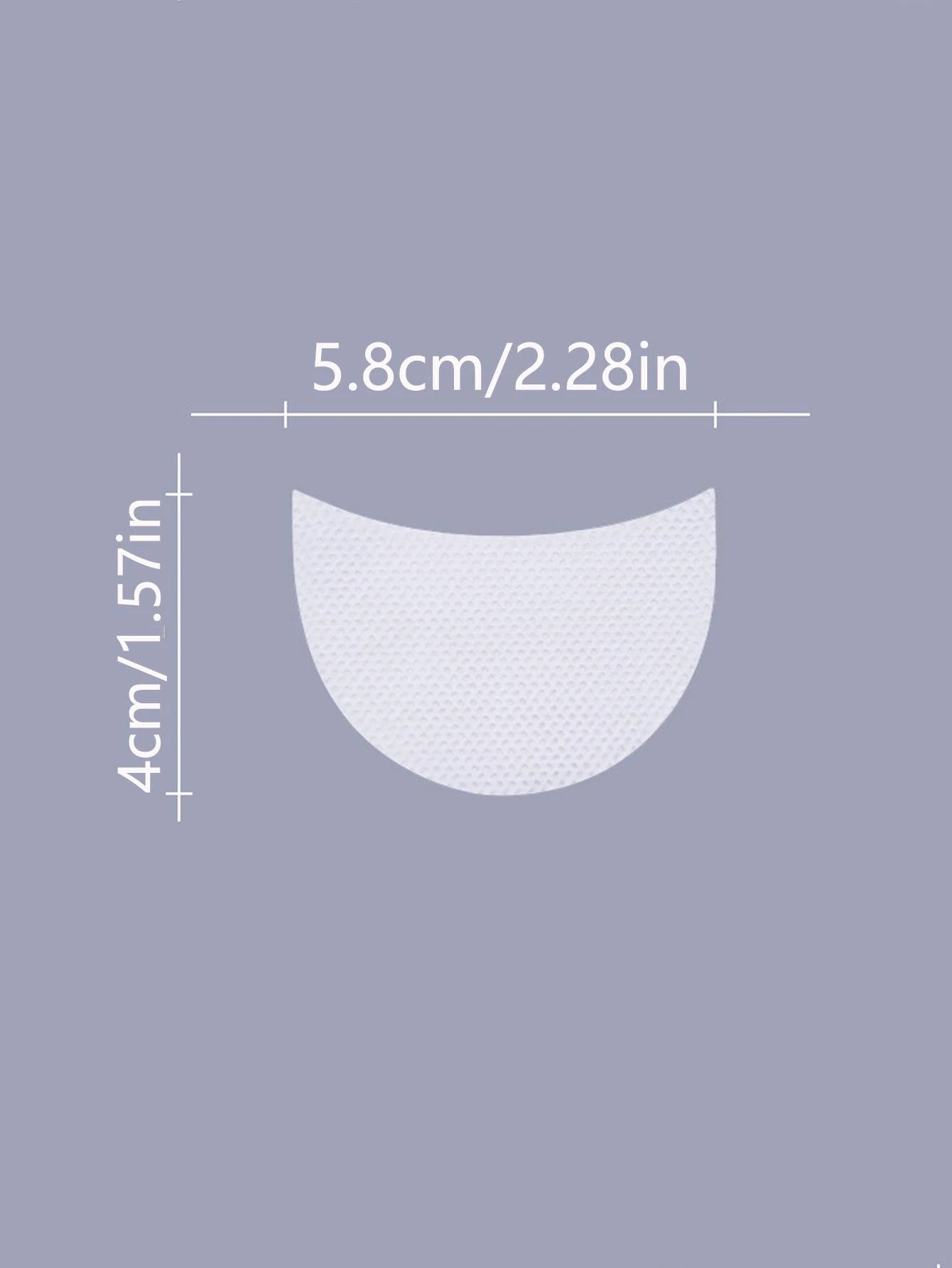 Disposable Non-Woven Eye Shadow Makeup Sticker Isolation Paper Shield Patches, Cosmetics Tool,Makeup,Cheap,Room Decor,Vanity,Travel,Bedroom,Makeup Accessories,Cheap,Stocking Stuffers,Makeup,Makeup Too